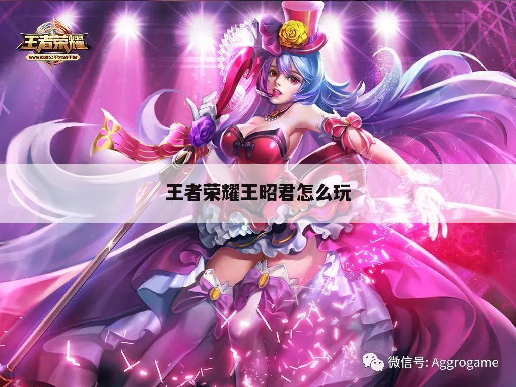 王者荣耀王昭君怎么玩