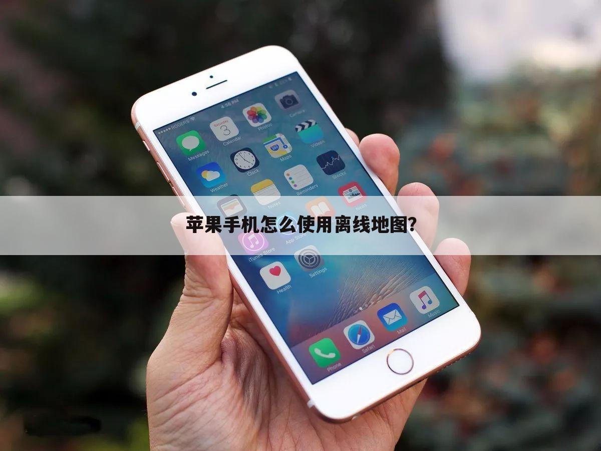 苹果手机怎么使用离线地图？