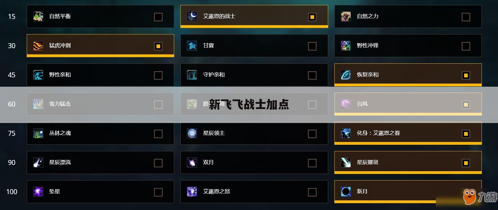 新飞飞战士加点