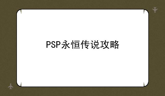 PSP永恒传说攻略