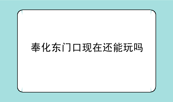 奉化东门口现在还能玩吗