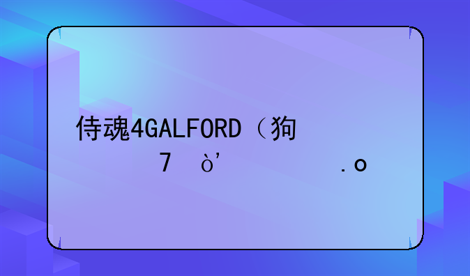 侍魂4GALFORD（狗忍）出招表