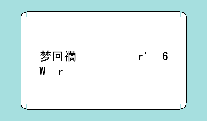 梦回西游记有单机版本吗？