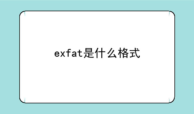 exfat是什么格式